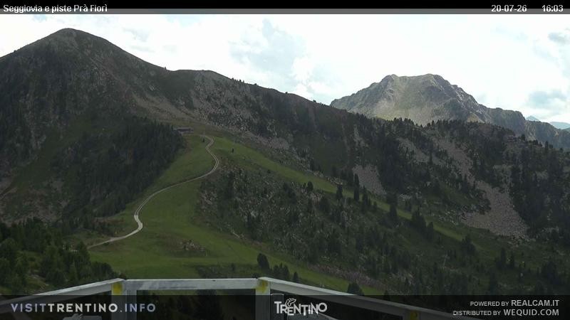 Archiv Foto Webcam Prà Fiorì im Fassatal