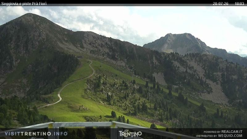 Archiv Foto Webcam Prà Fiorì im Fassatal