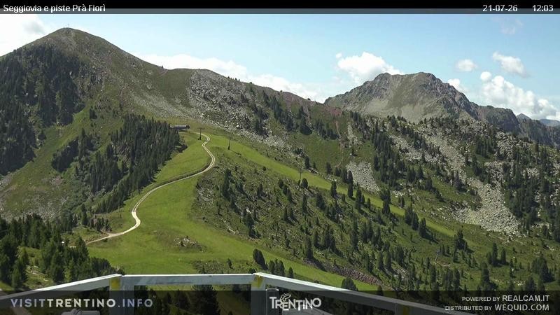 Archiv Foto Webcam Prà Fiorì im Fassatal