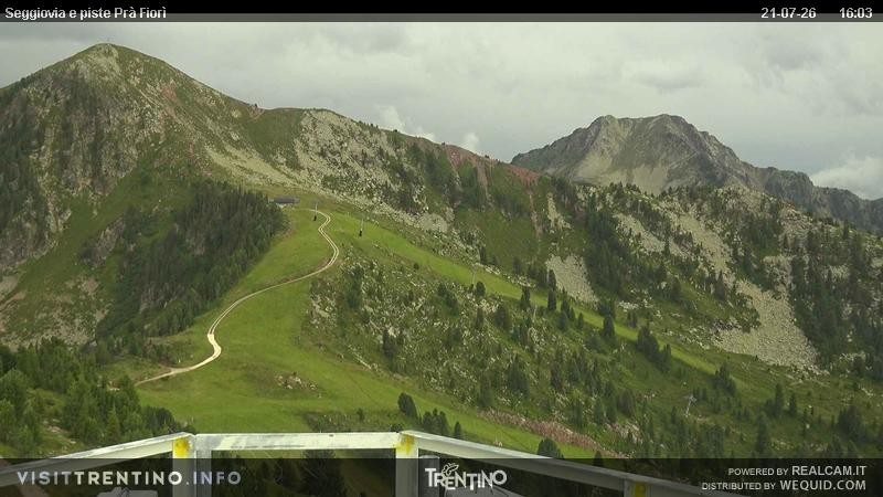 Archiv Foto Webcam Prà Fiorì im Fassatal