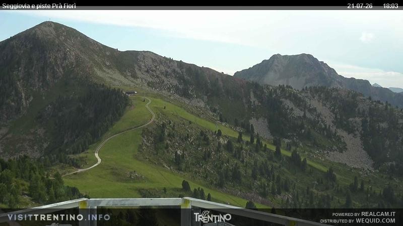 Archiv Foto Webcam Prà Fiorì im Fassatal
