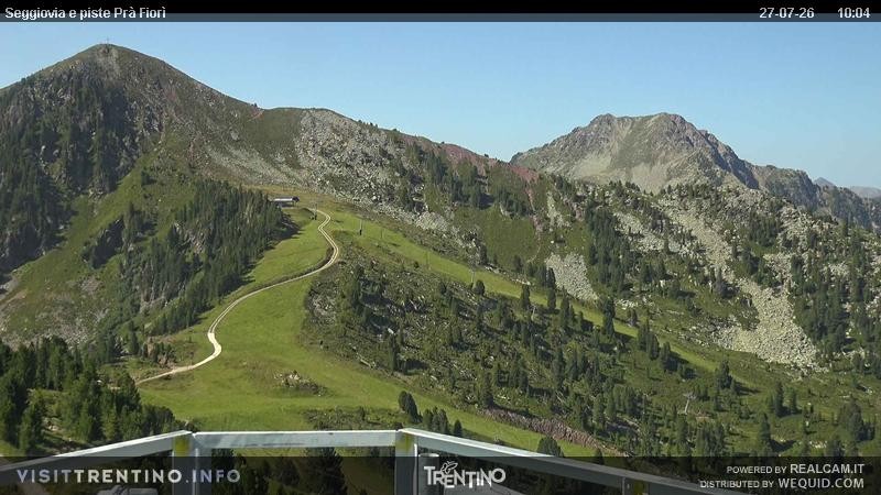 Archiv Foto Webcam Prà Fiorì im Fassatal