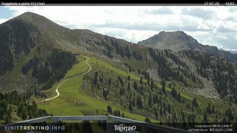 Archiv Foto Webcam Prà Fiorì im Fassatal