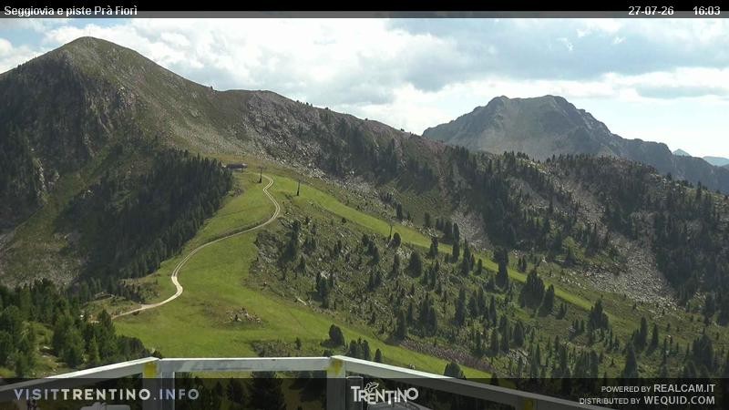 Archiv Foto Webcam Prà Fiorì im Fassatal