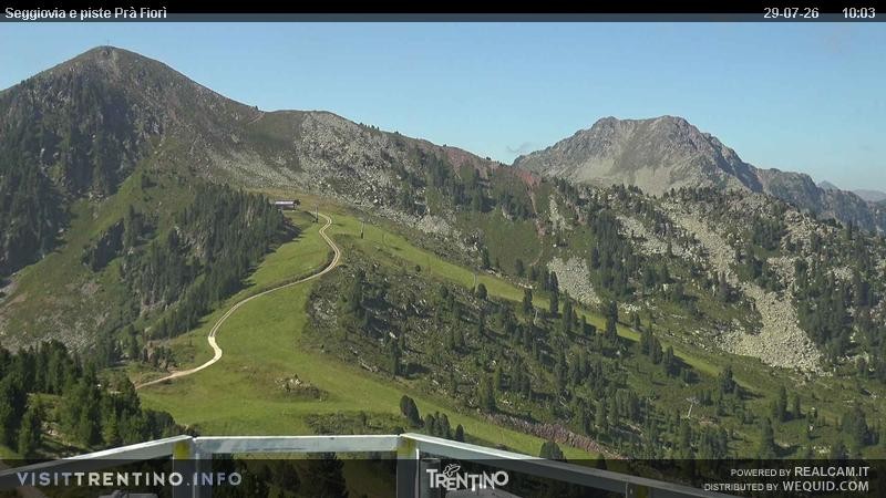 Archiv Foto Webcam Prà Fiorì im Fassatal