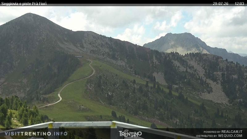 Archiv Foto Webcam Prà Fiorì im Fassatal