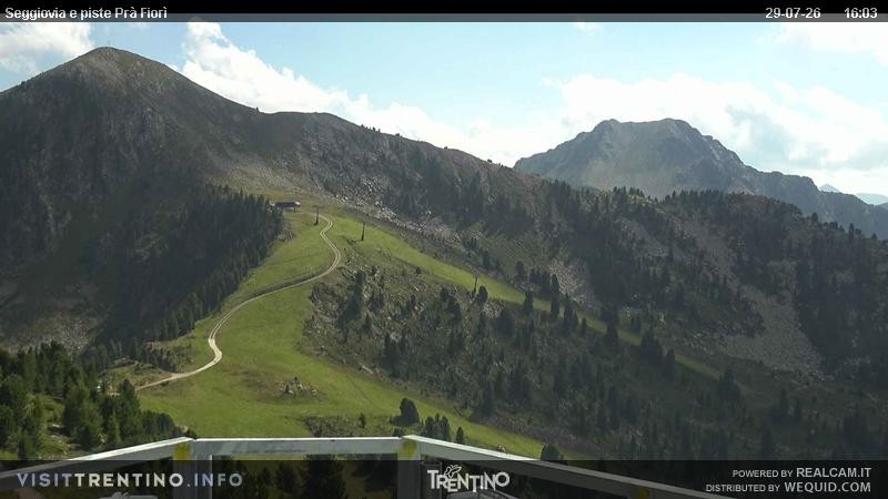 Archiv Foto Webcam Prà Fiorì im Fassatal