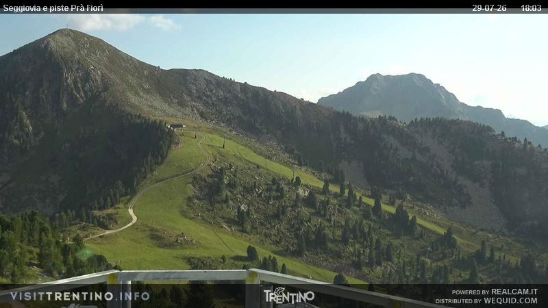 Archiv Foto Webcam Prà Fiorì im Fassatal
