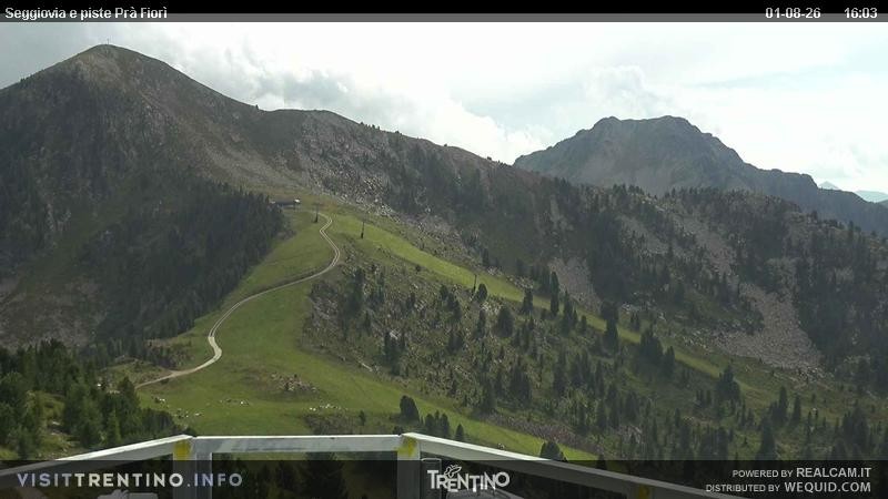 Archiv Foto Webcam Prà Fiorì im Fassatal