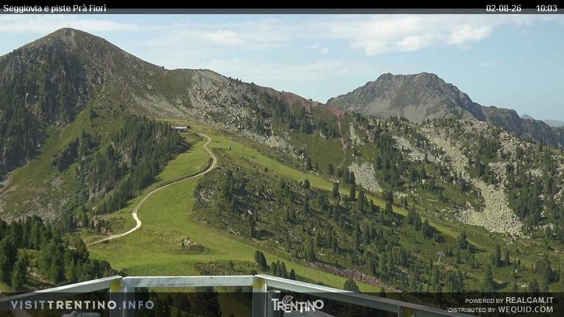 Archiv Foto Webcam Prà Fiorì im Fassatal