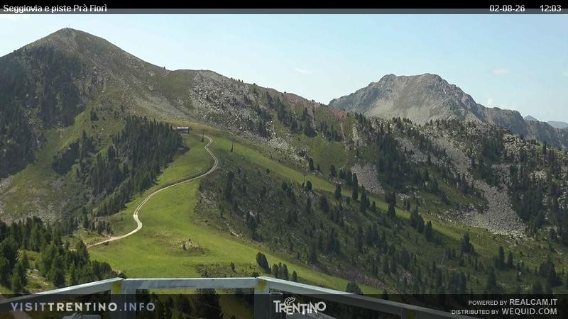 Archiv Foto Webcam Prà Fiorì im Fassatal