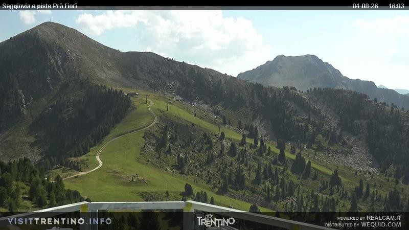 Archiv Foto Webcam Prà Fiorì im Fassatal