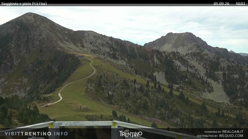 Archiv Foto Webcam Prà Fiorì im Fassatal