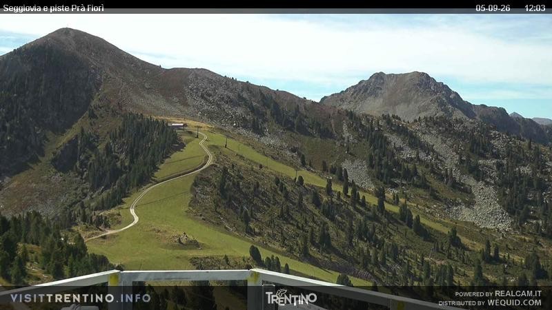 Archiv Foto Webcam Prà Fiorì im Fassatal