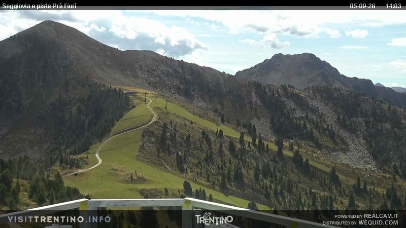 Archiv Foto Webcam Prà Fiorì im Fassatal