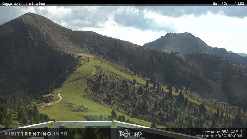 Archiv Foto Webcam Prà Fiorì im Fassatal