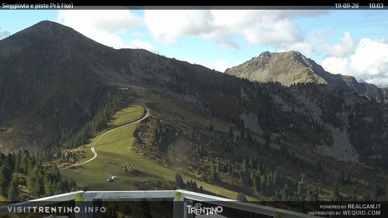 Archiv Foto Webcam Prà Fiorì im Fassatal