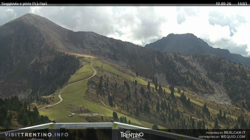 Archiv Foto Webcam Prà Fiorì im Fassatal
