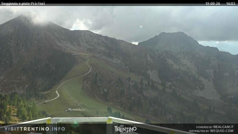 Archiv Foto Webcam Prà Fiorì im Fassatal