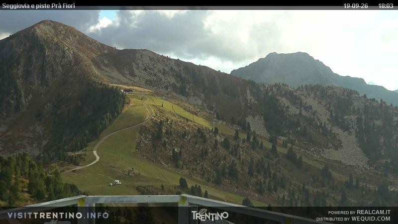 Archiv Foto Webcam Prà Fiorì im Fassatal