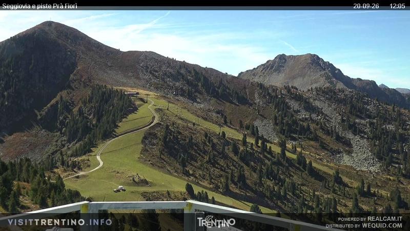 Archiv Foto Webcam Prà Fiorì im Fassatal