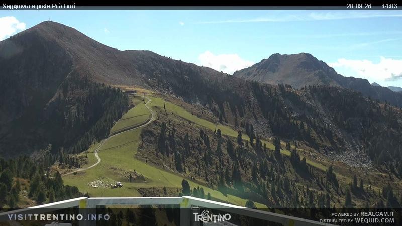 Archiv Foto Webcam Prà Fiorì im Fassatal