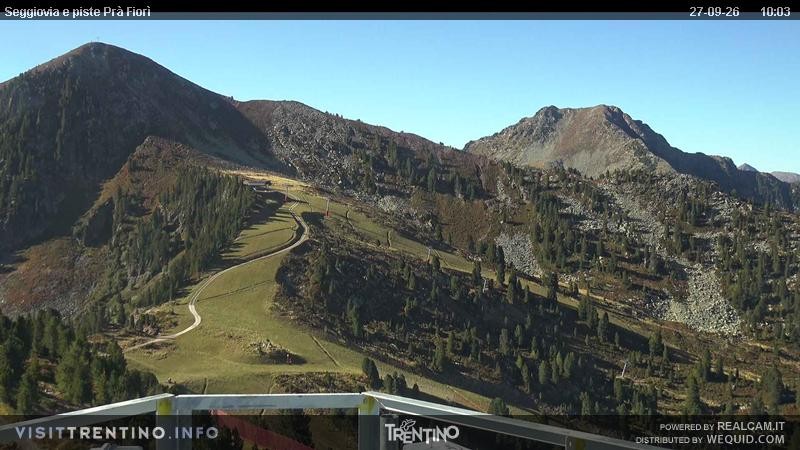 Archiv Foto Webcam Prà Fiorì im Fassatal