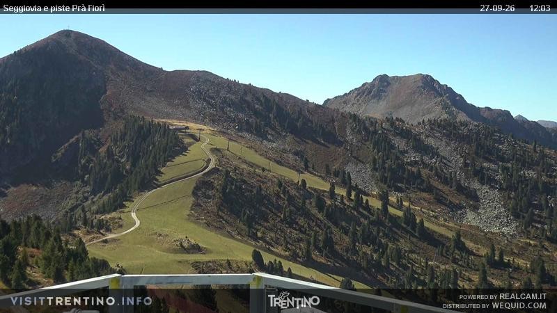 Archiv Foto Webcam Prà Fiorì im Fassatal