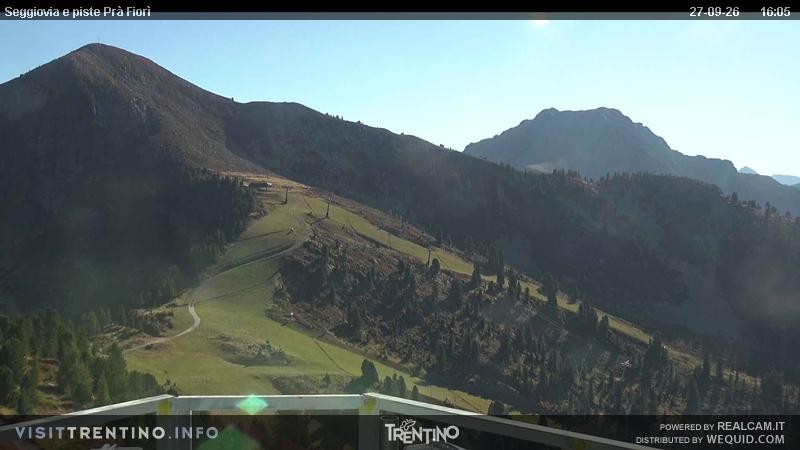 Archiv Foto Webcam Prà Fiorì im Fassatal