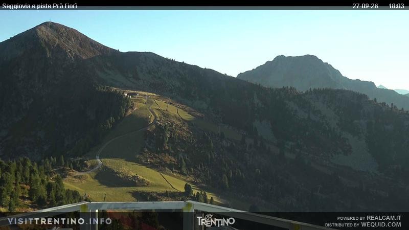 Archiv Foto Webcam Prà Fiorì im Fassatal