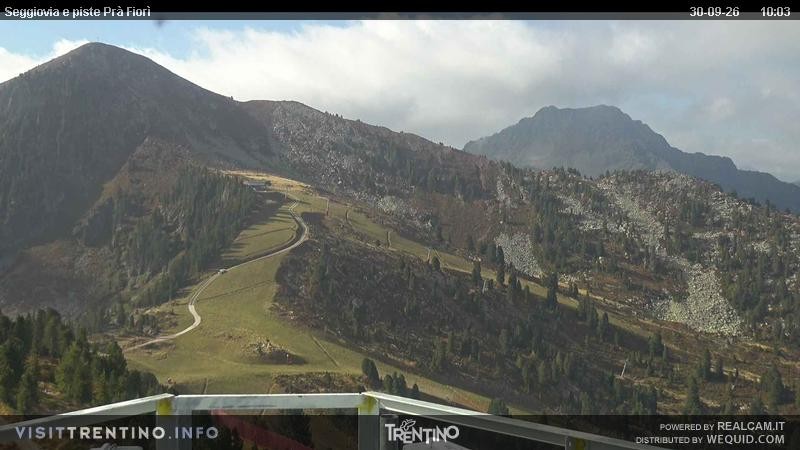 Archiv Foto Webcam Prà Fiorì im Fassatal