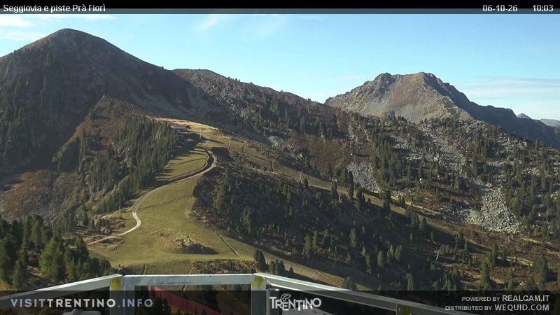 Archiv Foto Webcam Prà Fiorì im Fassatal