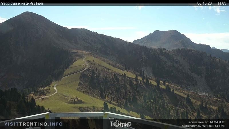 Archiv Foto Webcam Prà Fiorì im Fassatal