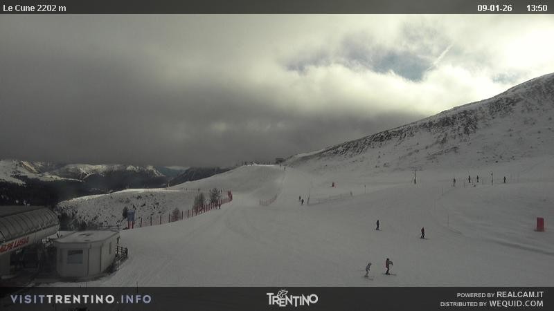 Archiv Foto Webcam Gondelbahn Ronchi-Valbona, Skigebiet Alpe Lusia