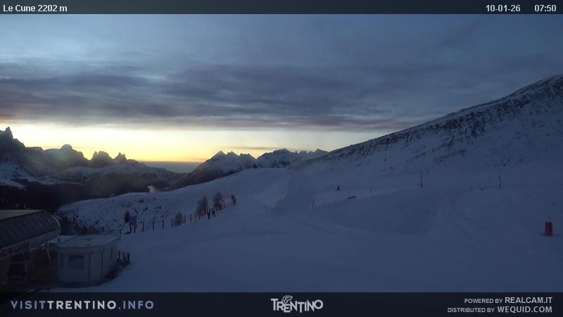 Archiv Foto Webcam Gondelbahn Ronchi-Valbona, Skigebiet Alpe Lusia