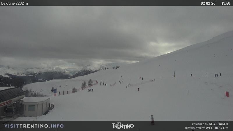 Archiv Foto Webcam Gondelbahn Ronchi-Valbona, Skigebiet Alpe Lusia