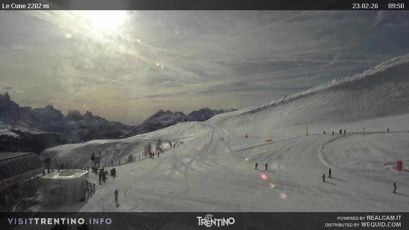 Archiv Foto Webcam Gondelbahn Ronchi-Valbona, Skigebiet Alpe Lusia