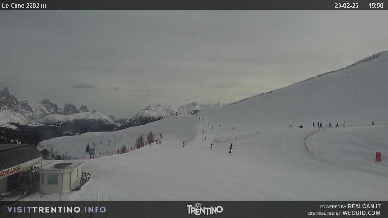 Archiv Foto Webcam Gondelbahn Ronchi-Valbona, Skigebiet Alpe Lusia