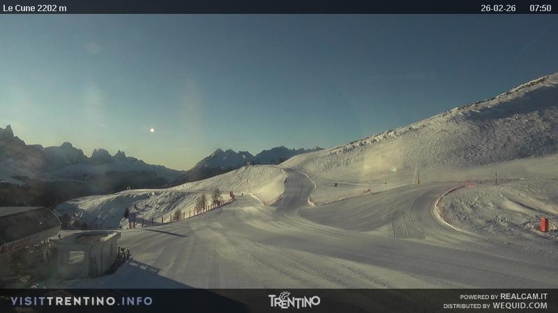Archived image Webcam Ronchi-Valbona Lift, Alpe Lusia