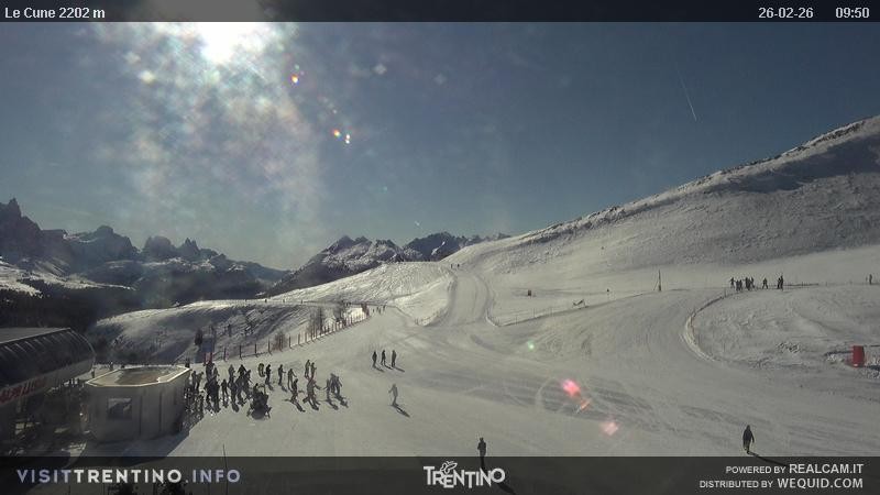 Archived image Webcam Ronchi-Valbona Lift, Alpe Lusia