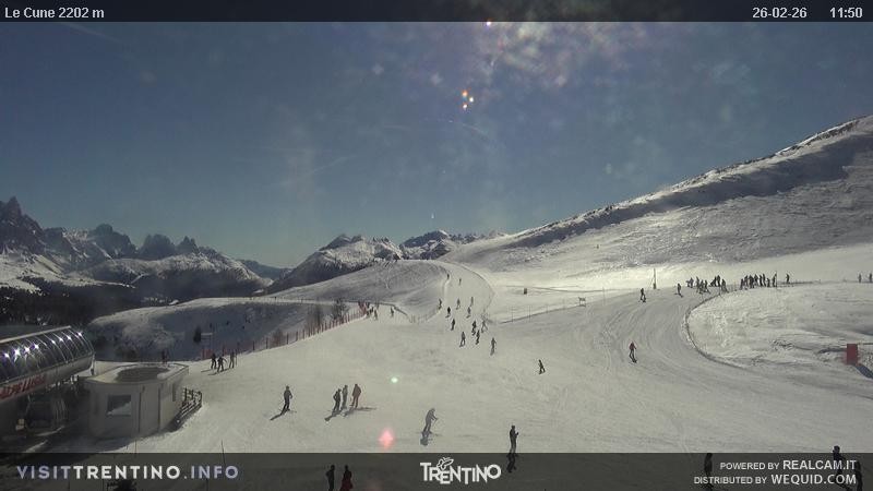 Archived image Webcam Ronchi-Valbona Lift, Alpe Lusia