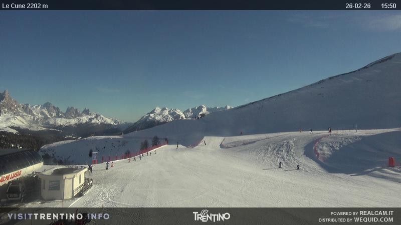 Archived image Webcam Ronchi-Valbona Lift, Alpe Lusia