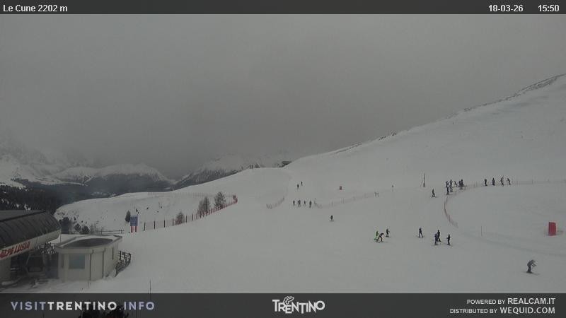 Archiv Foto Webcam Gondelbahn Ronchi-Valbona, Skigebiet Alpe Lusia