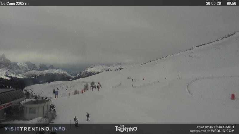 Archiv Foto Webcam Gondelbahn Ronchi-Valbona, Skigebiet Alpe Lusia