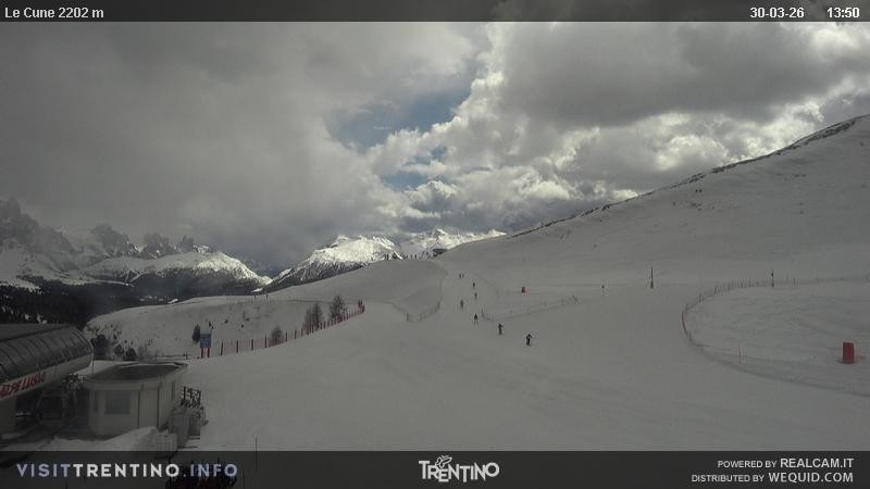 Archiv Foto Webcam Gondelbahn Ronchi-Valbona, Skigebiet Alpe Lusia