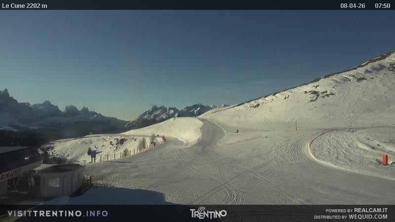 Archiv Foto Webcam Gondelbahn Ronchi-Valbona, Skigebiet Alpe Lusia