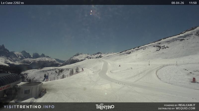 Archiv Foto Webcam Gondelbahn Ronchi-Valbona, Skigebiet Alpe Lusia