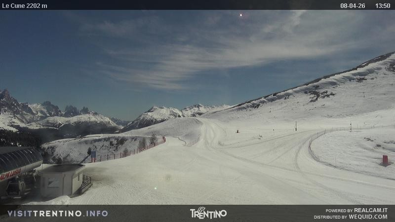 Archiv Foto Webcam Gondelbahn Ronchi-Valbona, Skigebiet Alpe Lusia