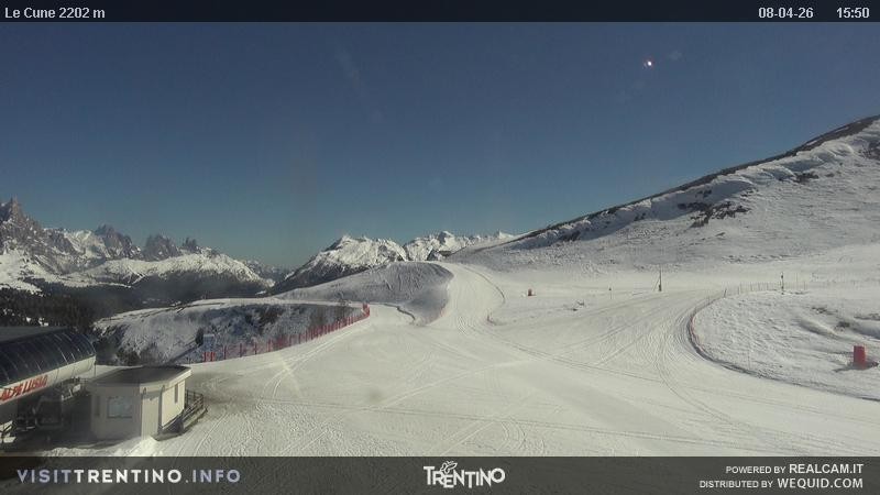 Archiv Foto Webcam Gondelbahn Ronchi-Valbona, Skigebiet Alpe Lusia