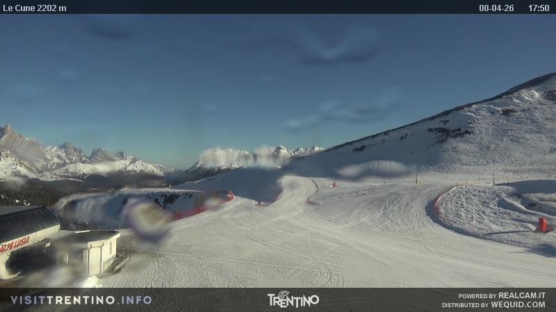 Archiv Foto Webcam Gondelbahn Ronchi-Valbona, Skigebiet Alpe Lusia